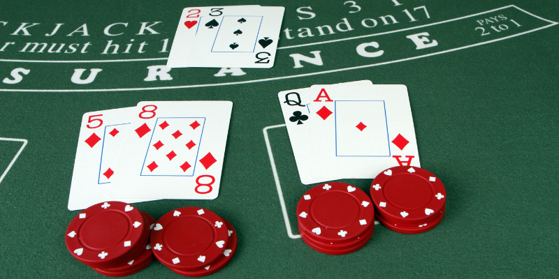 blackjack taisyklės dviejų žaidėjų kortos